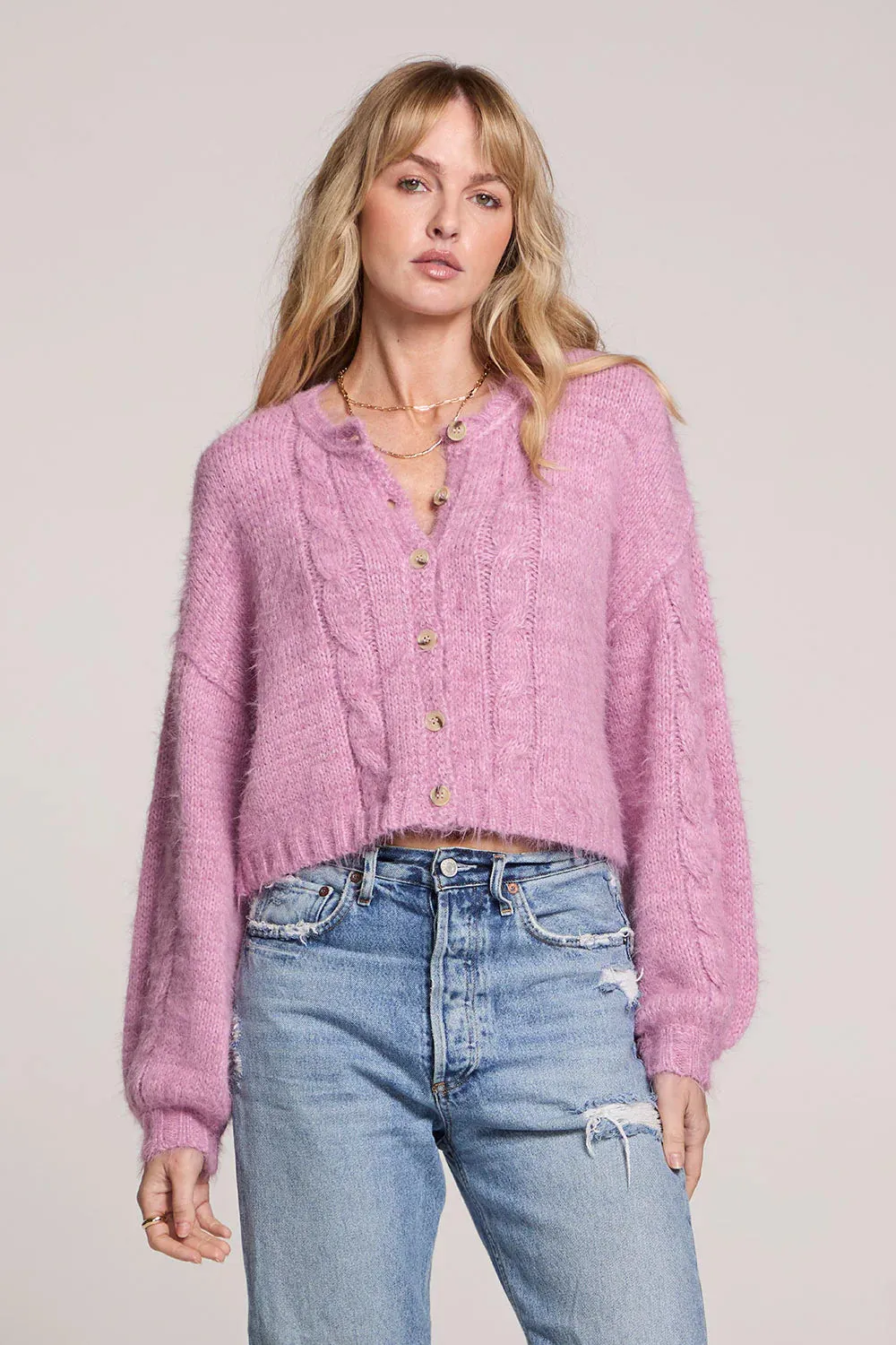 Aimee Sweater ~ Orchid