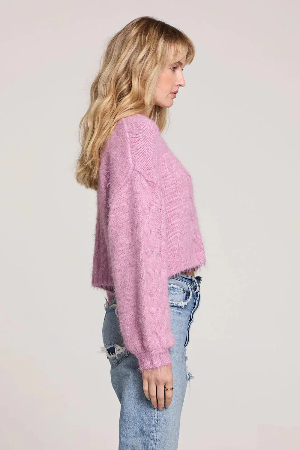 Aimee Sweater ~ Orchid