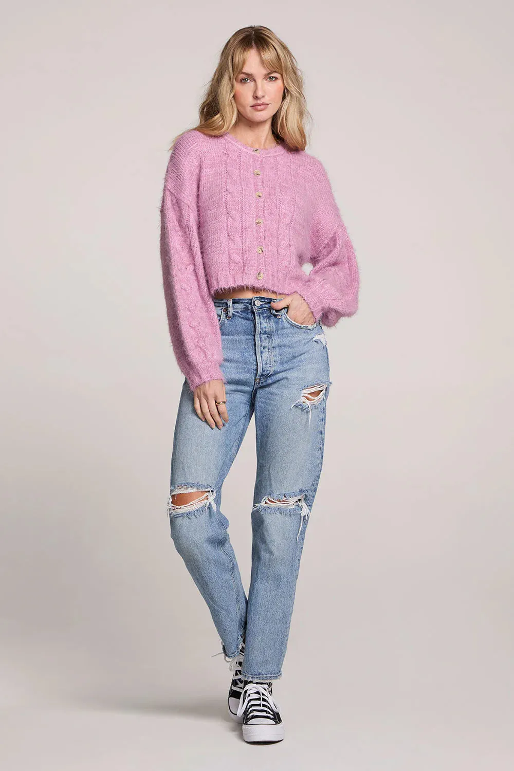 Aimee Sweater ~ Orchid