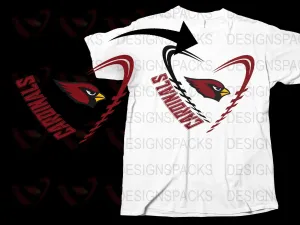 Arizona Cardinals Logo Design on Fans' Png Digital Download