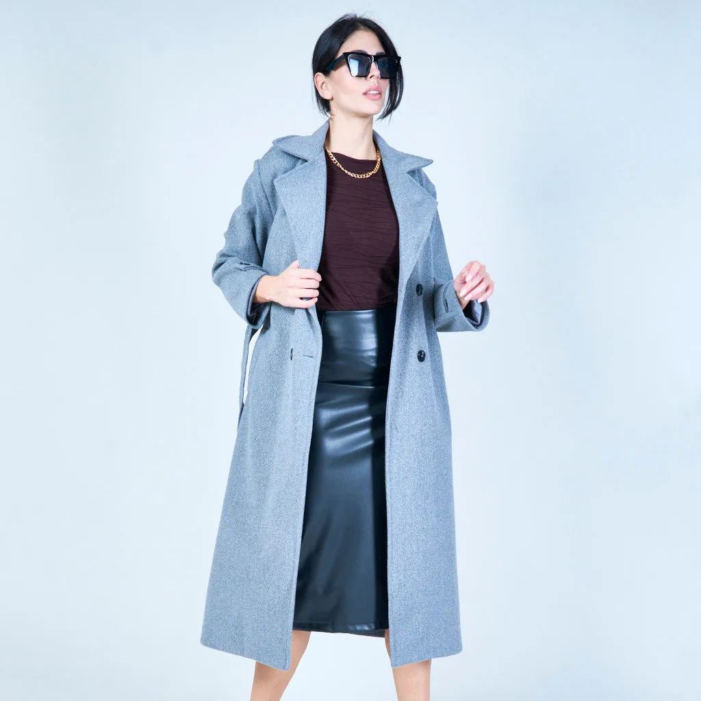 Belted trench coat wholesale