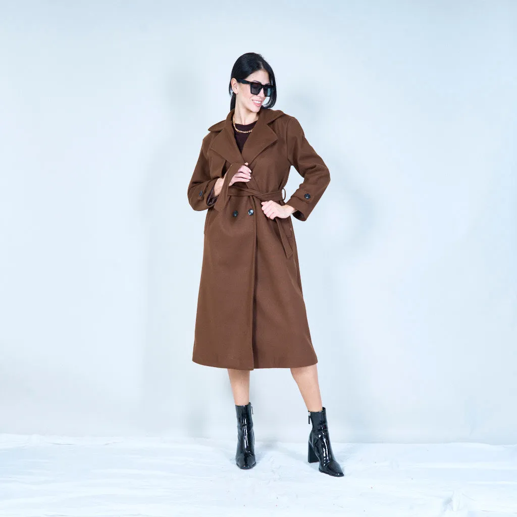 Belted trench coat wholesale