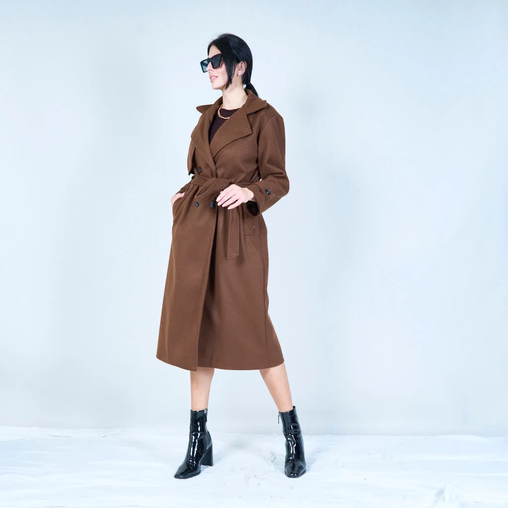 Belted trench coat wholesale