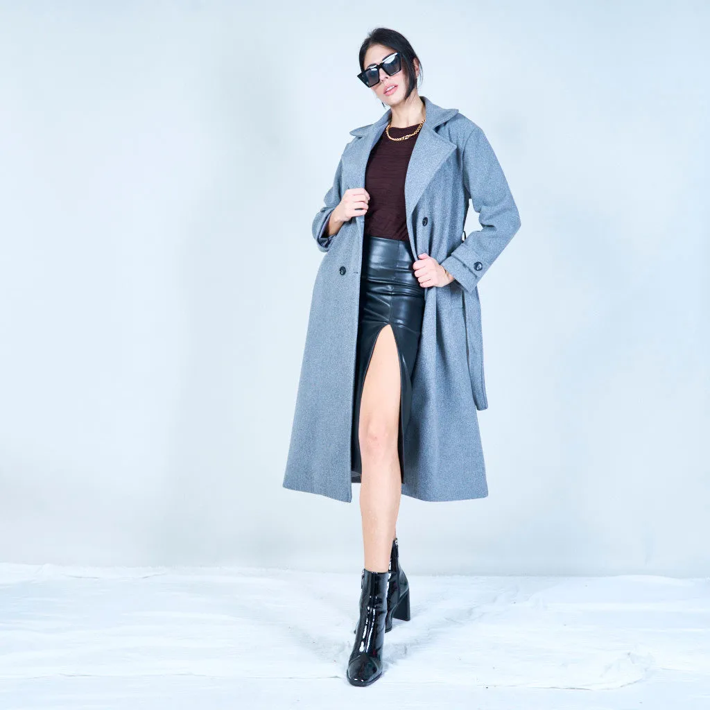 Belted trench coat wholesale