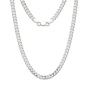 Better Jewelry Cuban Chain Solid .925 Sterling Silver