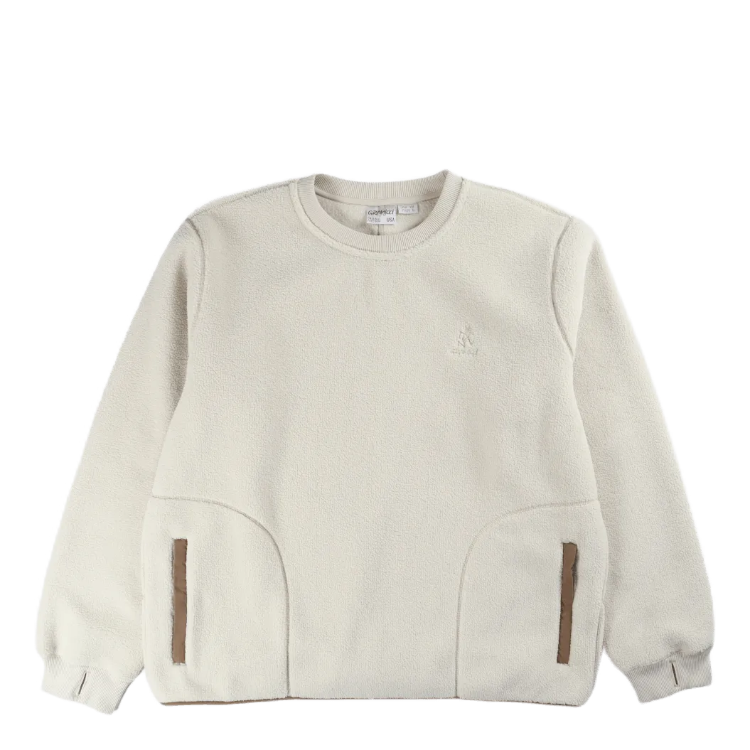 Boa Fleece Pullover Natural