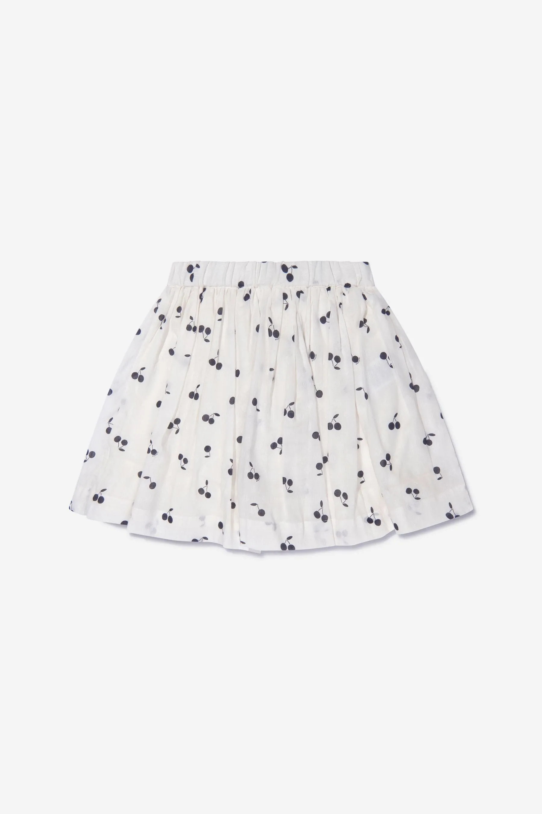 Bonpoint Girls Cotton Cherry Print Skirt