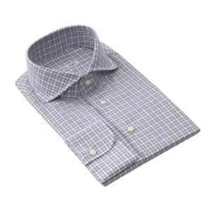 Checked Cotton Grey Shirt