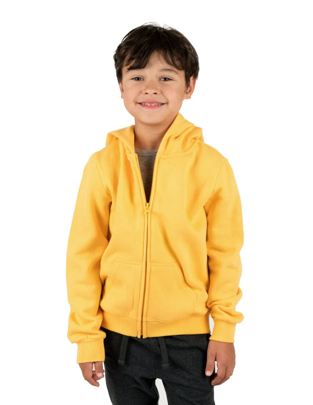 Cotton Solid Classic Color Zipper Hoodies