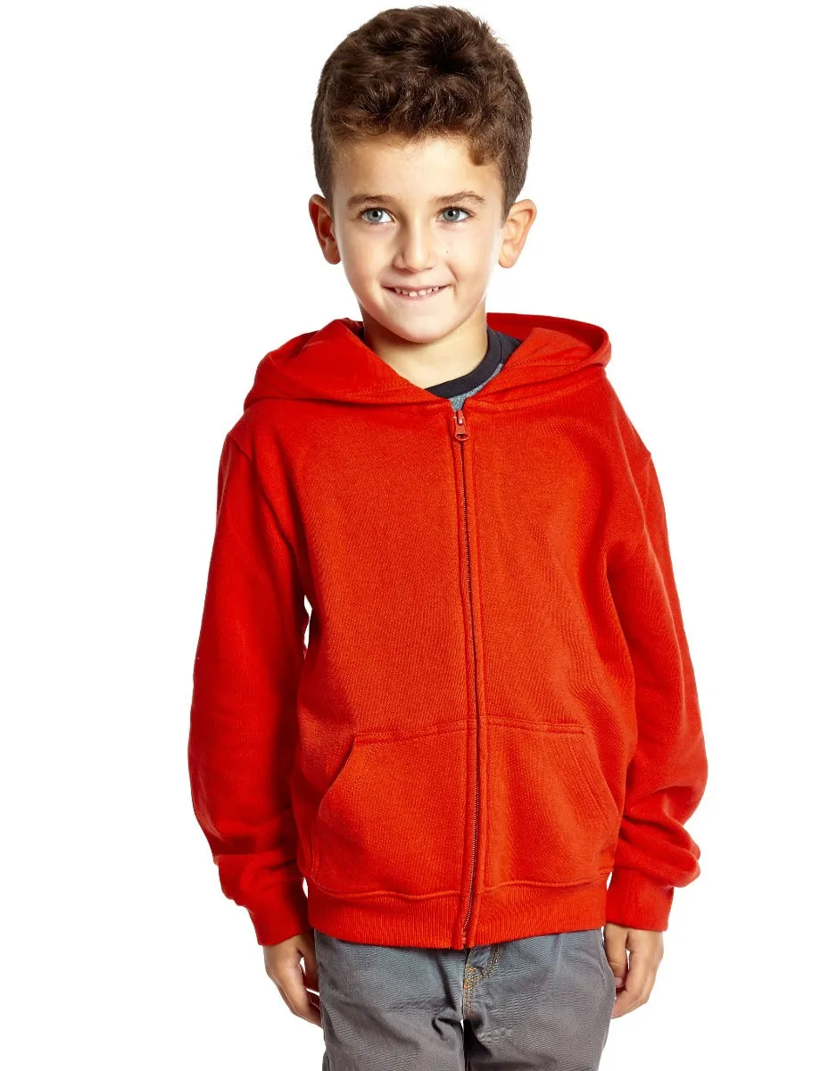 Cotton Solid Classic Color Zipper Hoodies