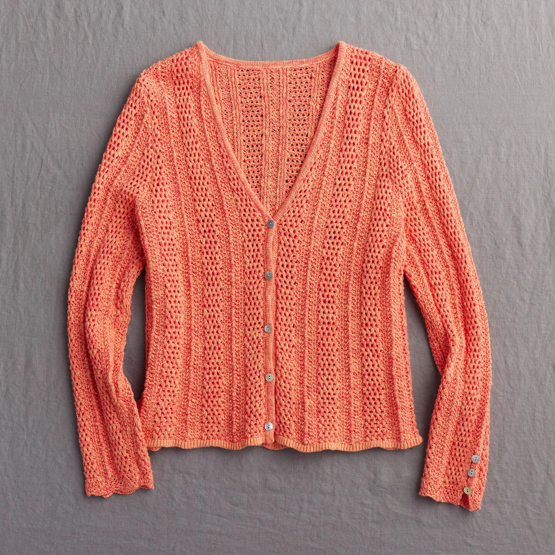 Della Ruffle Cardigan