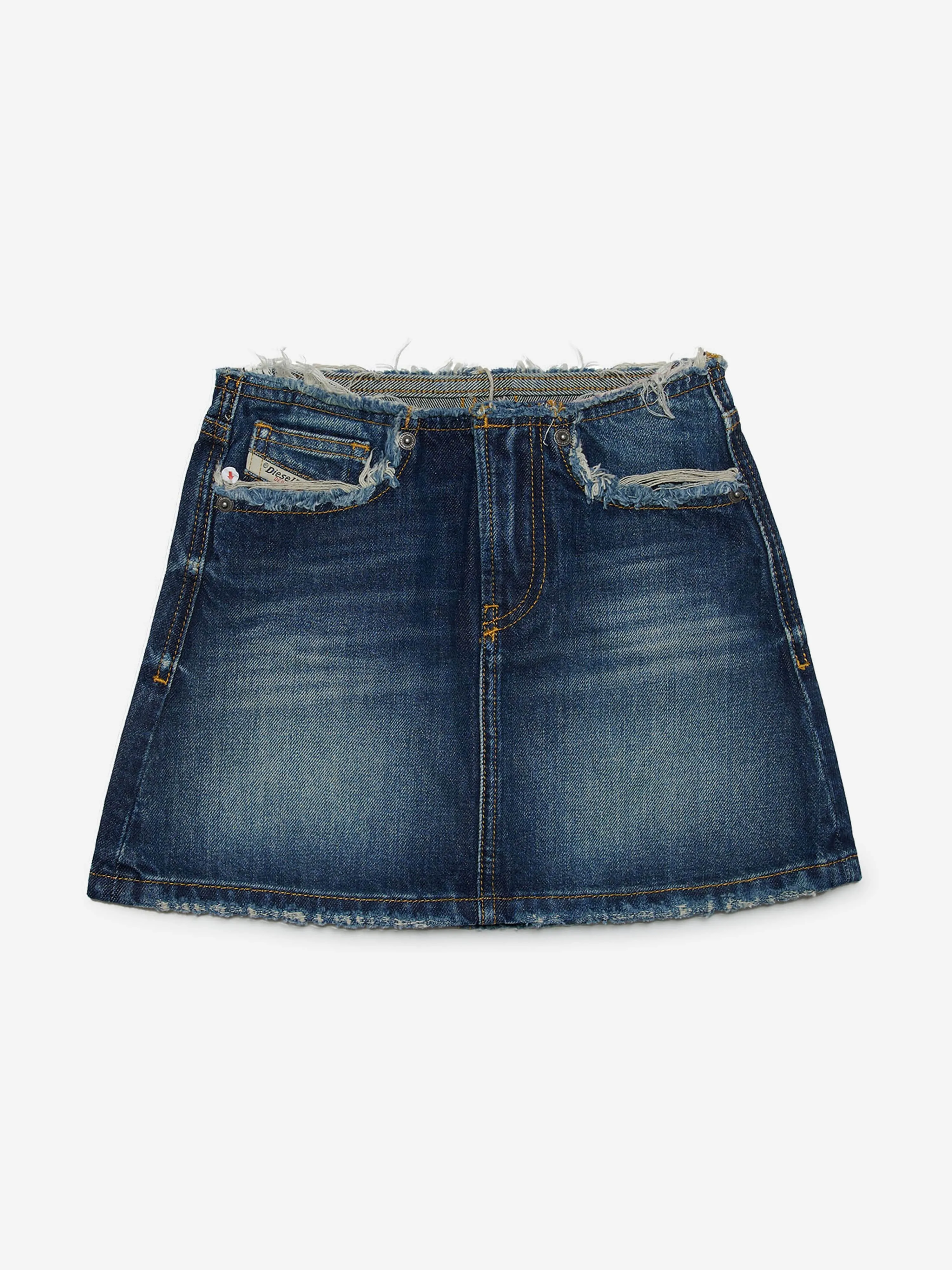 Diesel Girls Denim Skirt in Blue