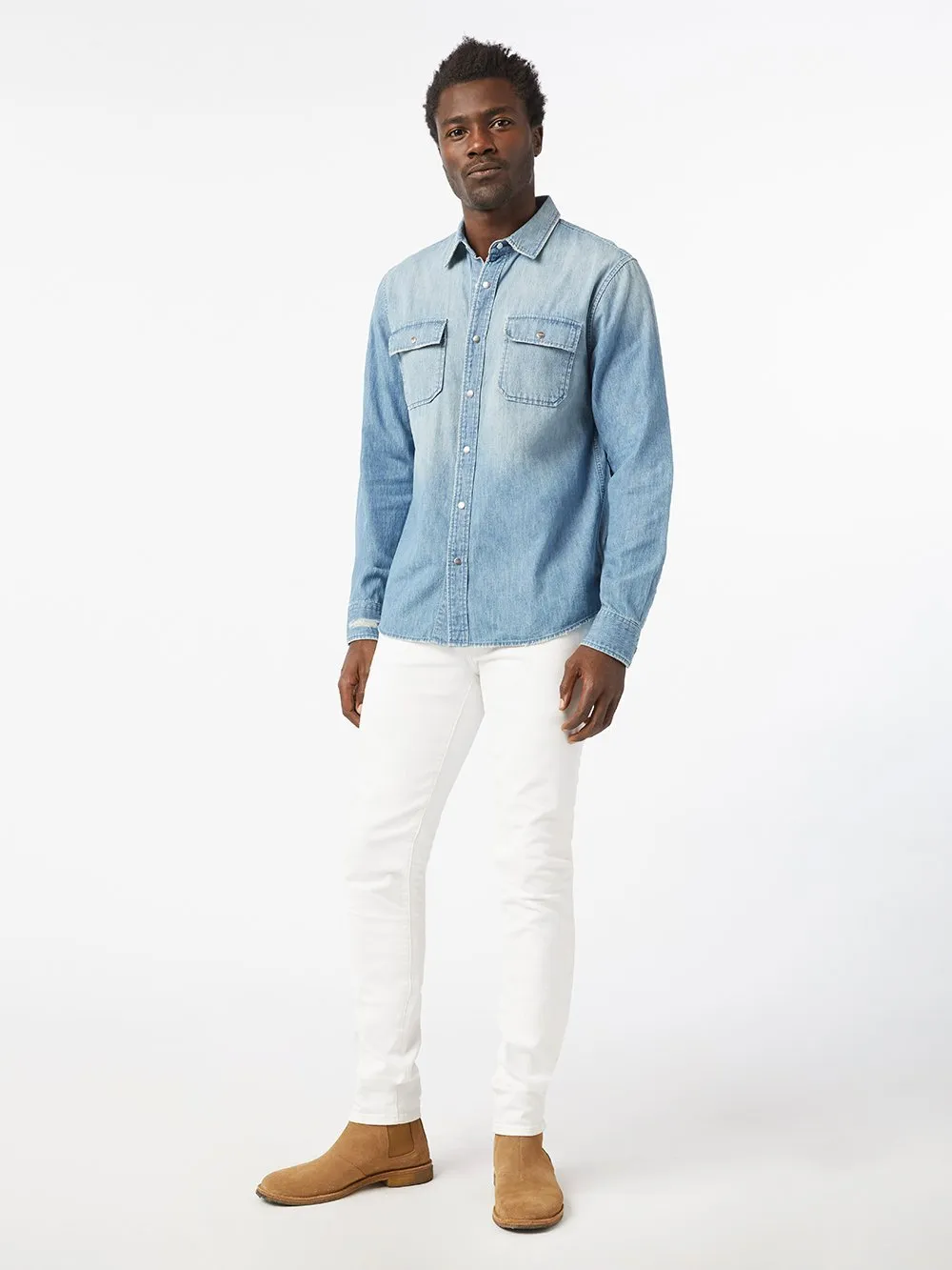 Double Pocket Denim Shirt -- Remington