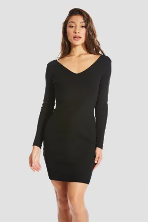 Double V Rib Dress