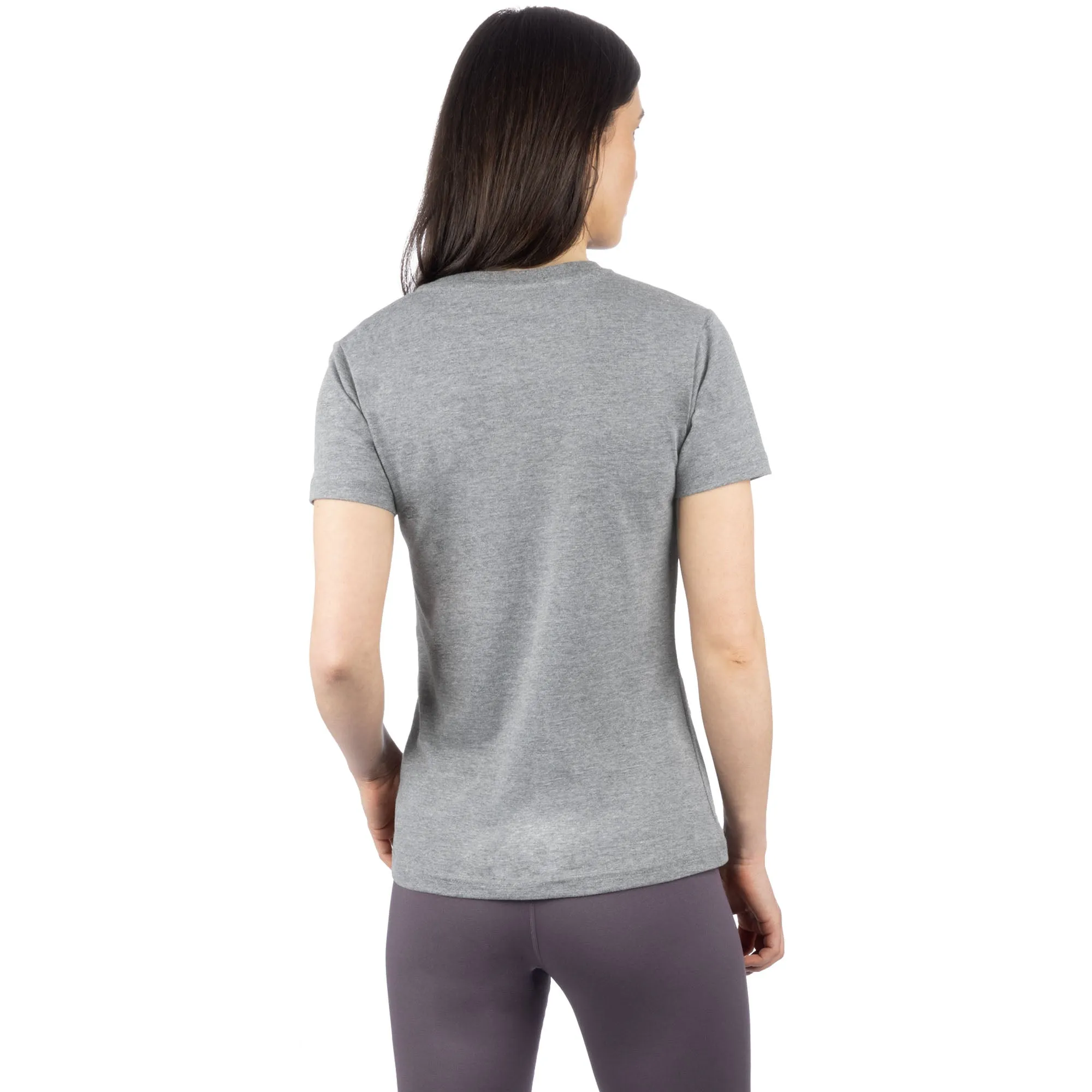 FXR Helium Premium T-Shirt Grey Heather/Muted Grape