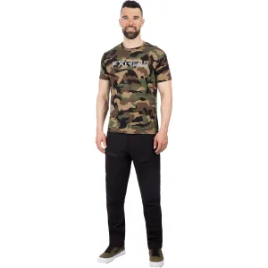 FXR Pro Series Premium T-Shirt Camo/Grey Green