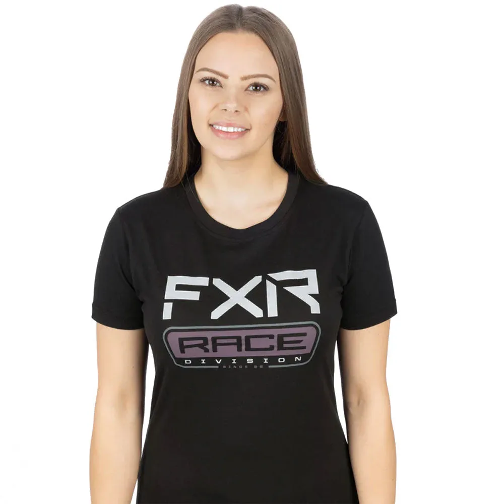 FXR Race Div Premium T-Shirt Black/Muted Grape