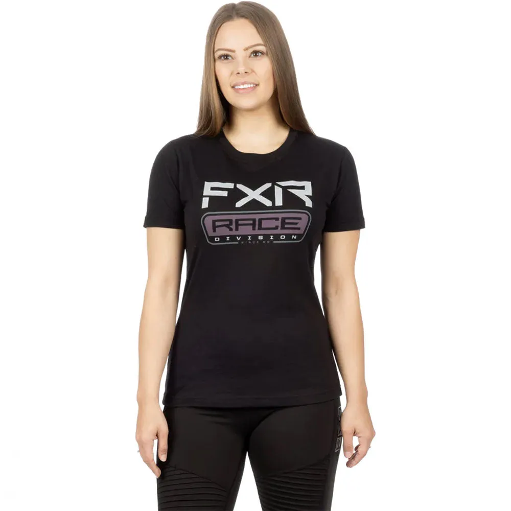 FXR Race Div Premium T-Shirt Black/Muted Grape