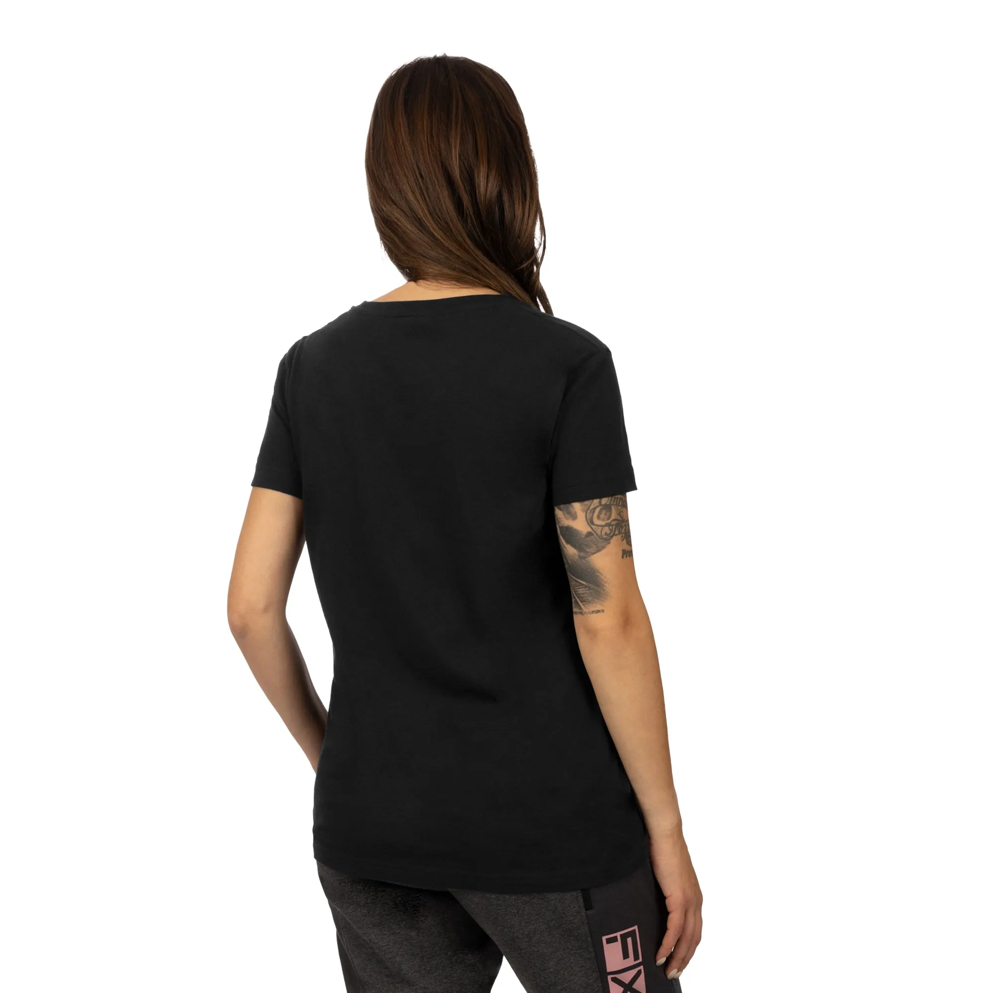 FXR Womens Work Pocket Premium Boyfriend T-Shirt Black