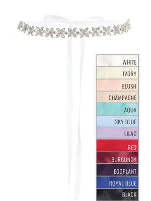 Girls Sparkle Accent Special Occasion Sash