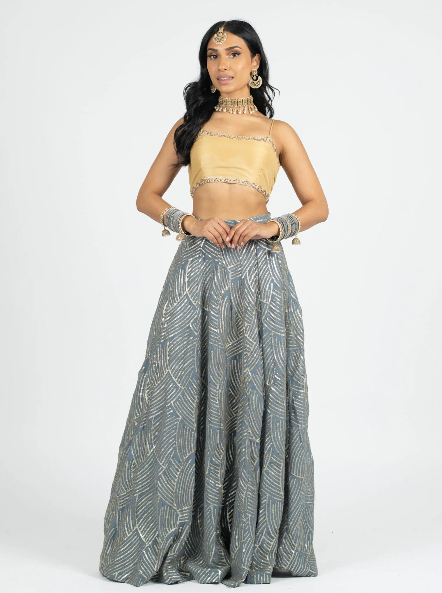 Grey Divya Skirt