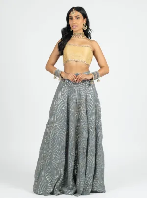 Grey Divya Skirt