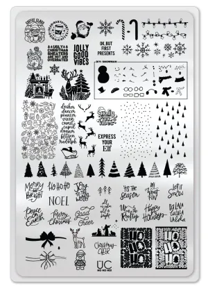 Ho Ho Ho - Uber Chic Stamping Plate