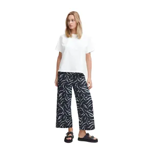 Ichi Womens Kate Print Pant Total Eclipse Zebra Flower