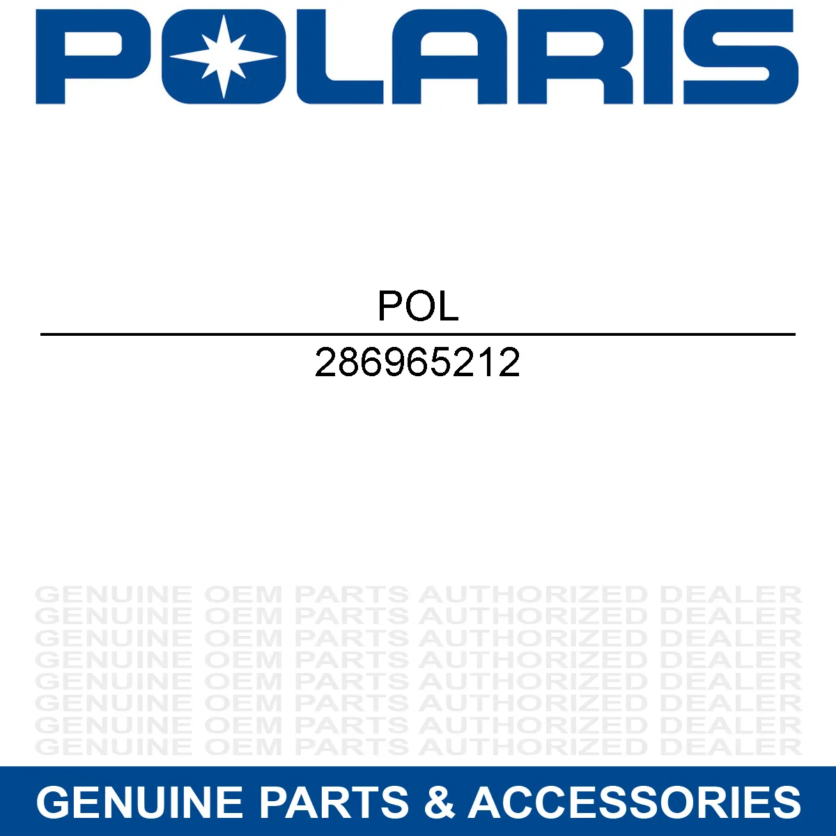 Indian 286965212 Genuine OEM Polaris Part