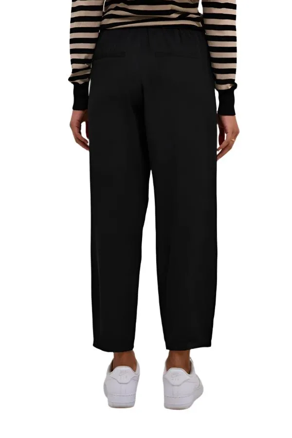 Kaffe Womens Signa Cropped Pants Black Deep