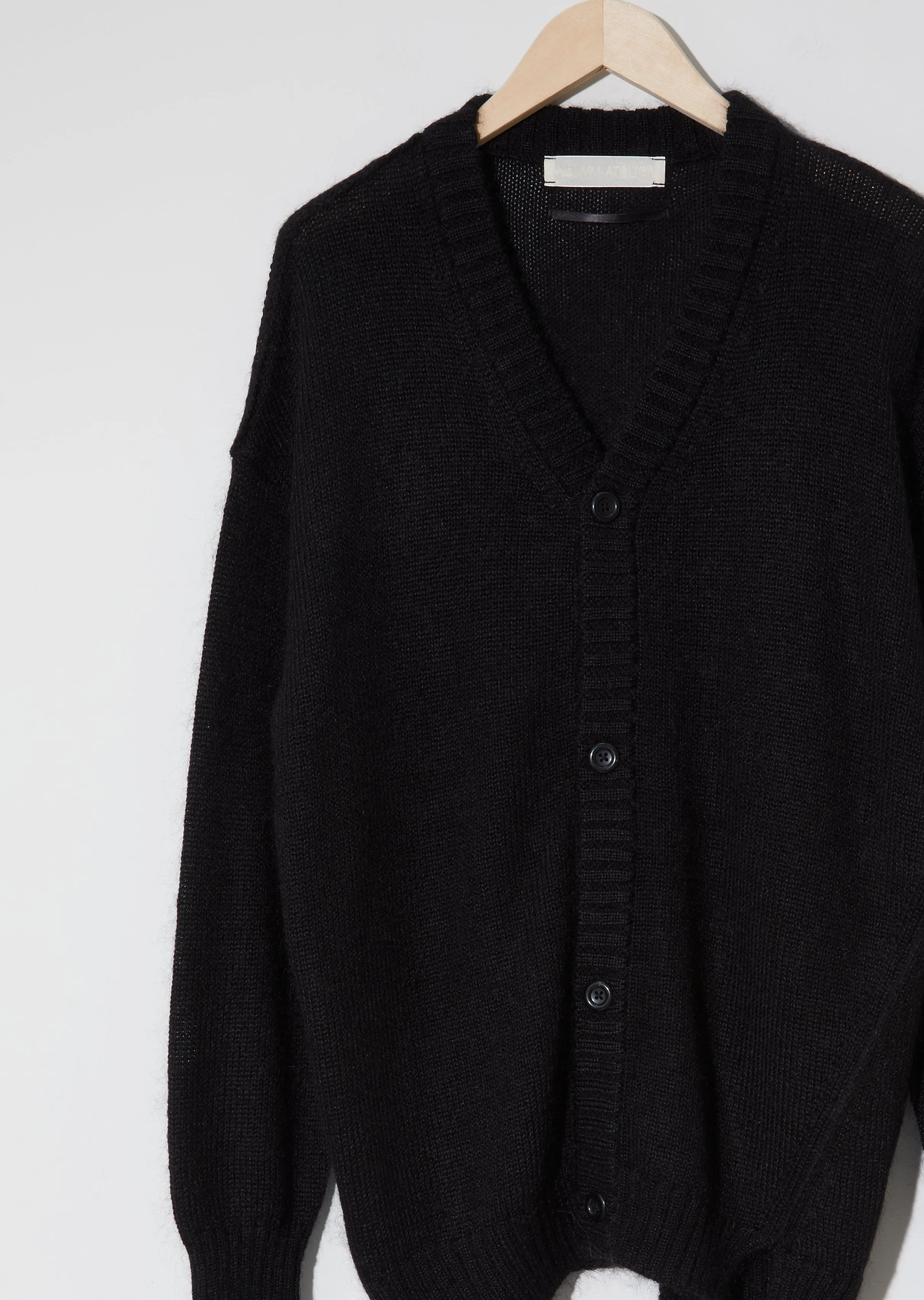 Lab Cardigan — Black