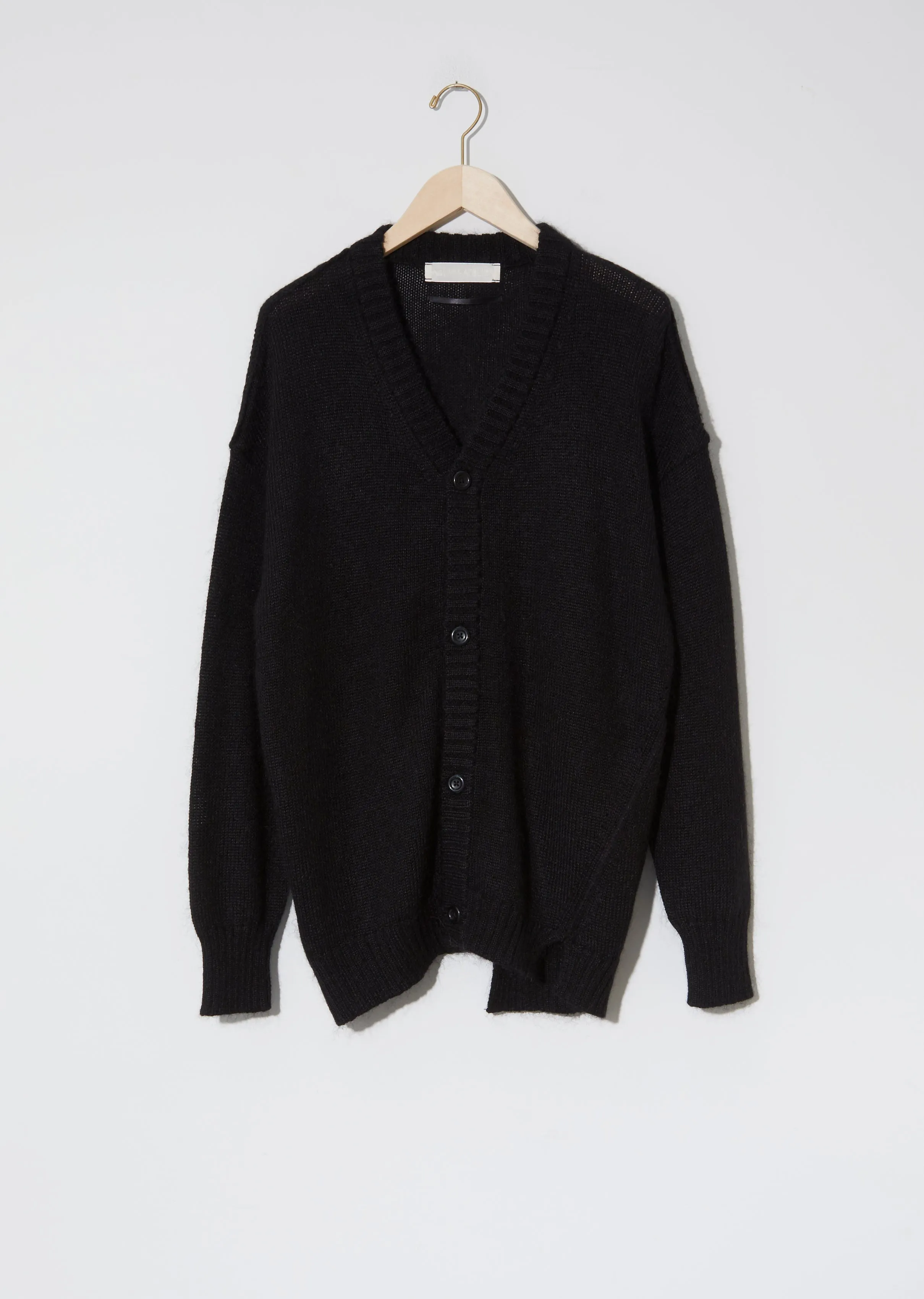 Lab Cardigan — Black