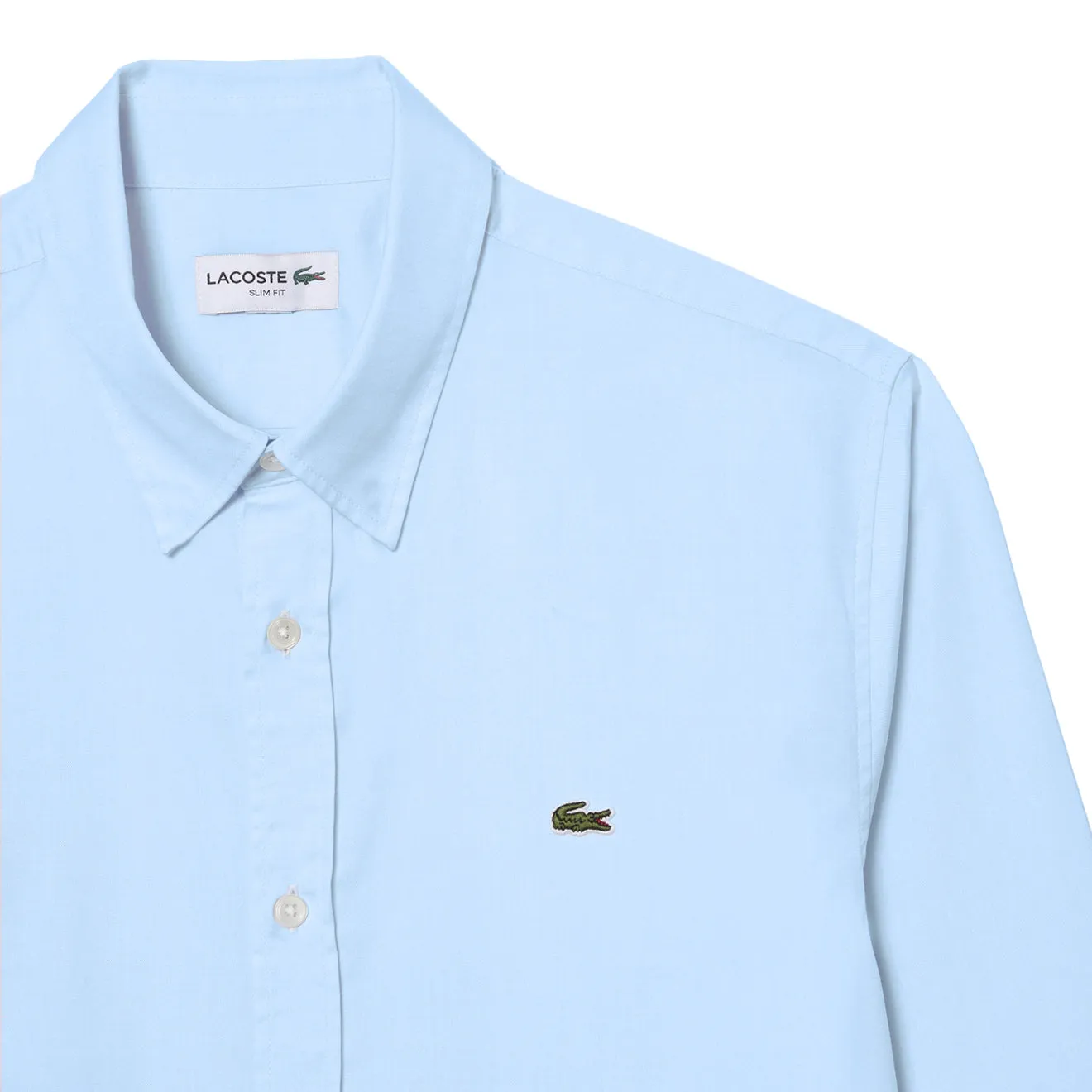 Lacoste L/S Cotton Shirt Bleu Ciel