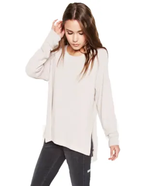 Michael Lauren Desi Pullover in Oatmeal