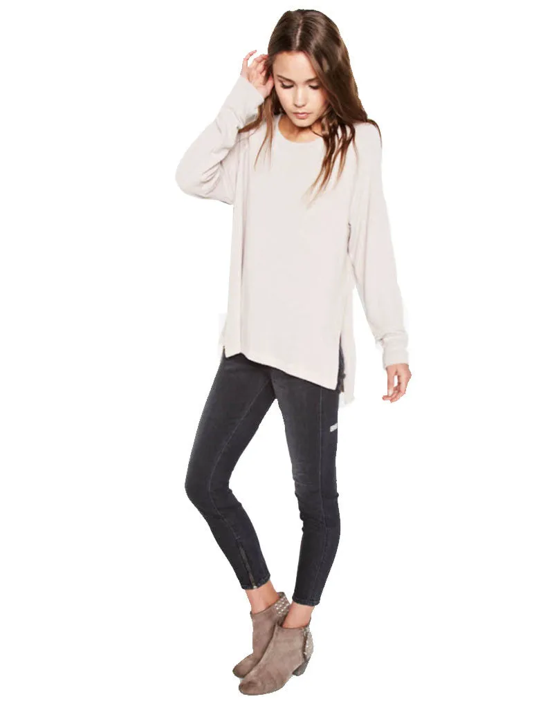 Michael Lauren Desi Pullover in Oatmeal