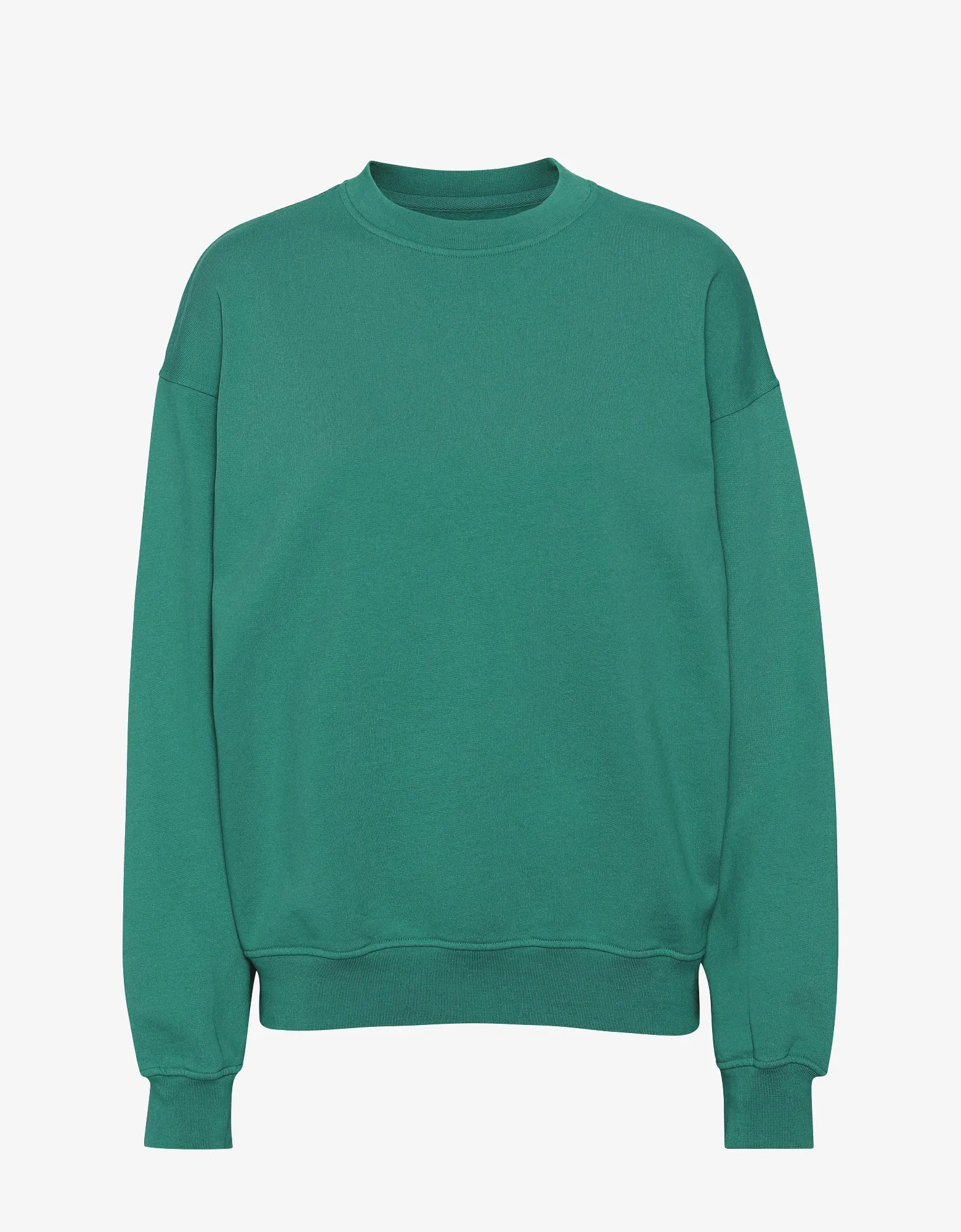 Organic Oversized Crew - Pine Green