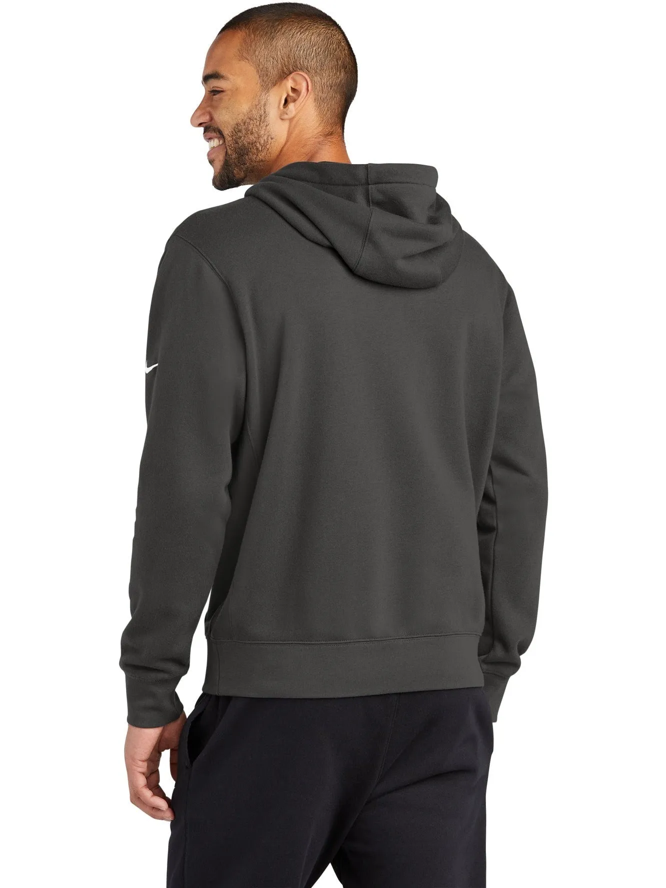 OUTLET-NIKE Club Fleece Sleeve Swoosh Pullover Hoodie