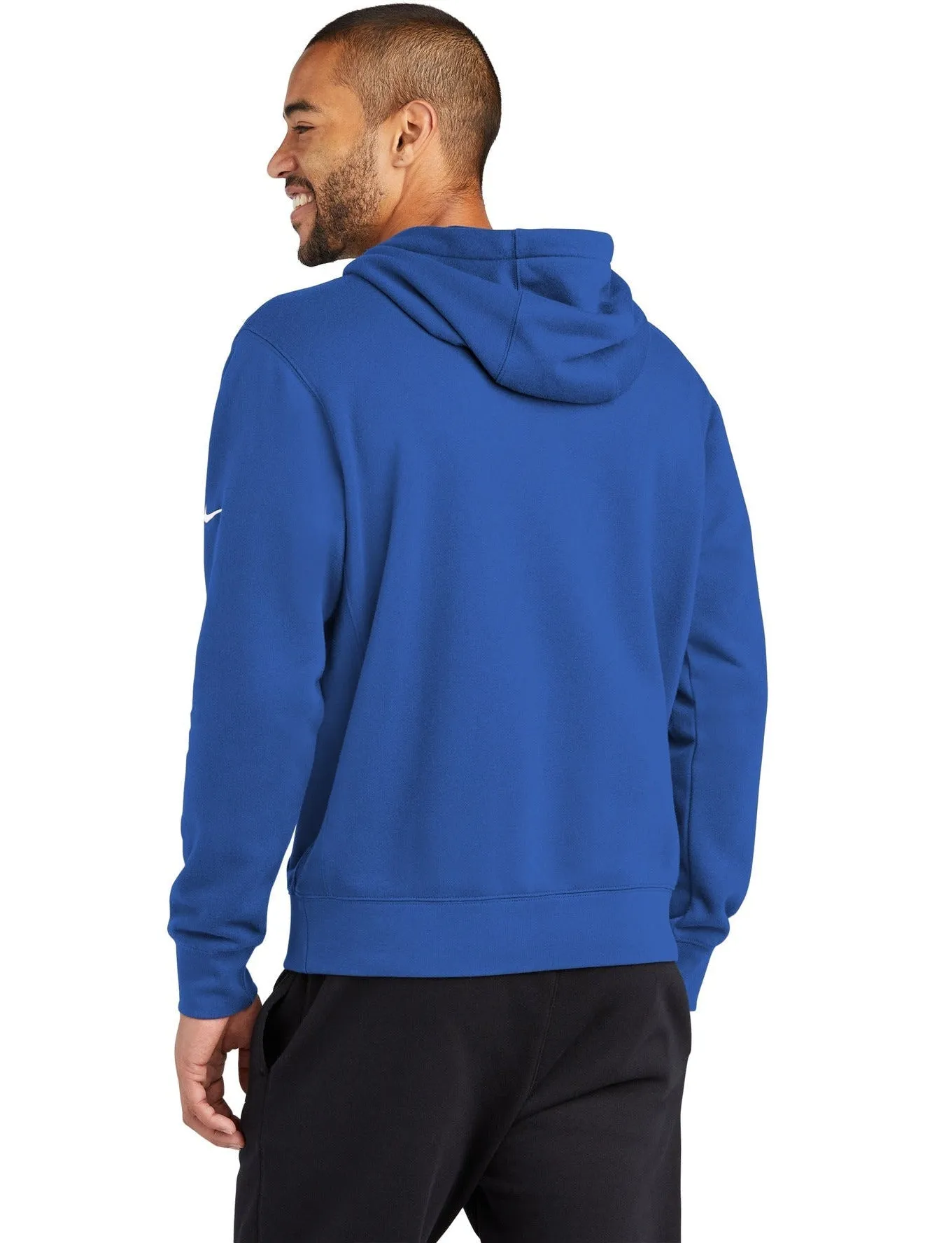 OUTLET-NIKE Club Fleece Sleeve Swoosh Pullover Hoodie