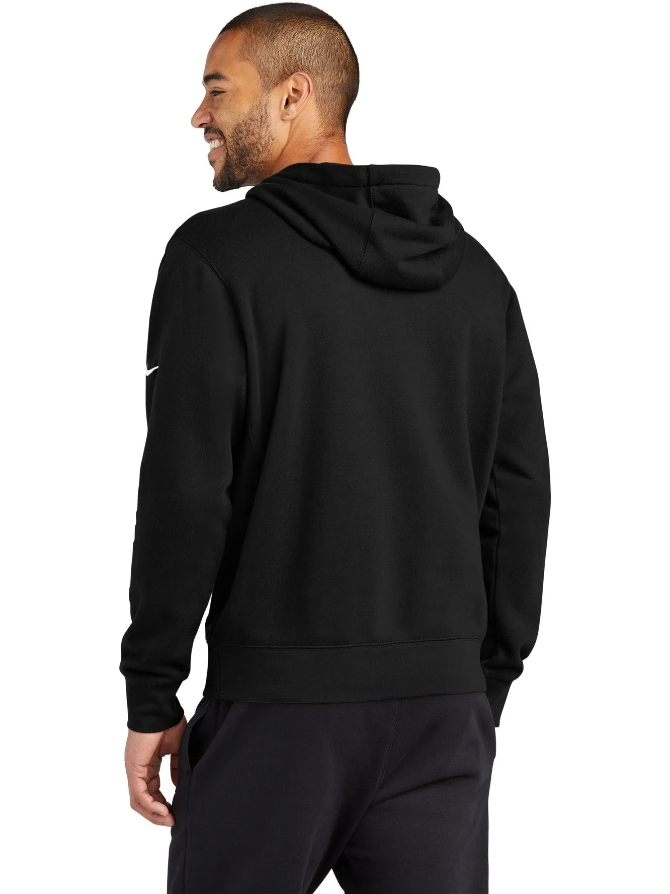 OUTLET-NIKE Club Fleece Sleeve Swoosh Pullover Hoodie