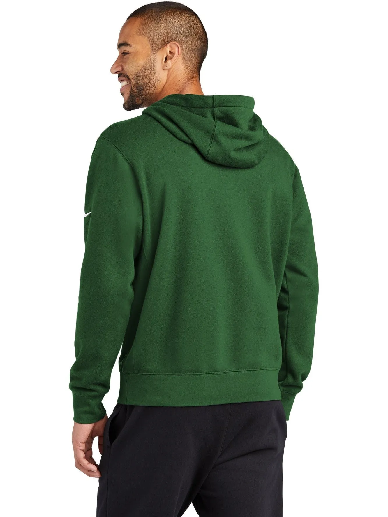 OUTLET-NIKE Club Fleece Sleeve Swoosh Pullover Hoodie