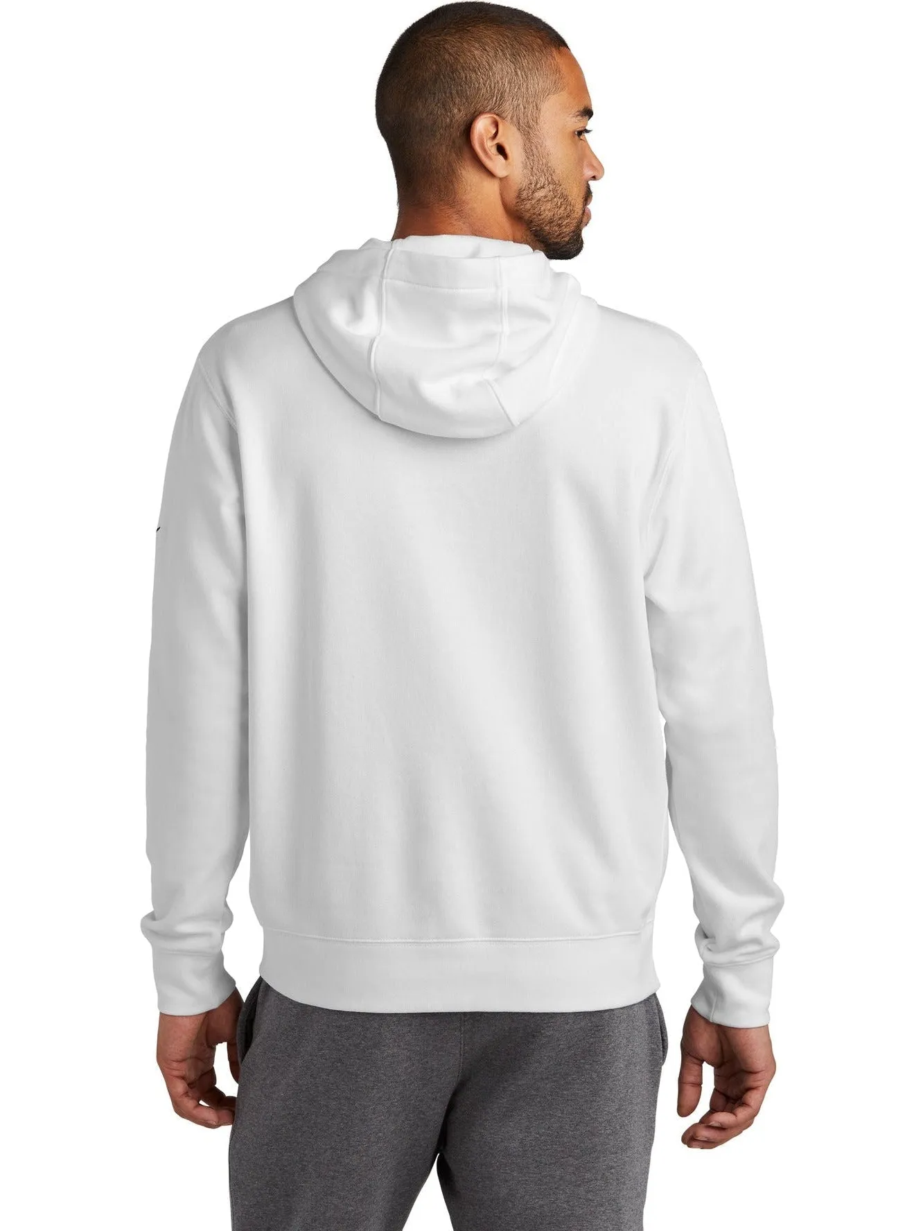 OUTLET-NIKE Club Fleece Sleeve Swoosh Pullover Hoodie