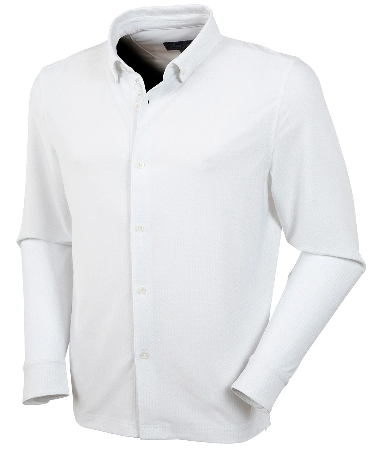 Performance Jersey Balata Button-Down Long-Sleeve Sport Shirt