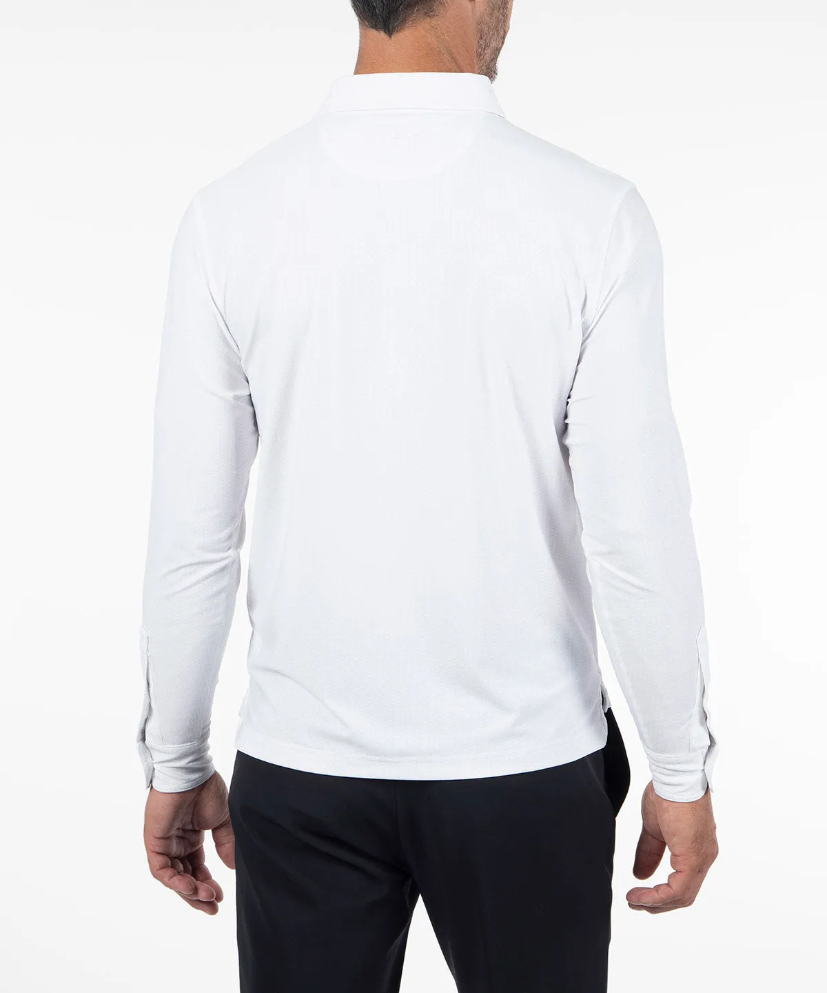 Performance Jersey Balata Button-Down Long-Sleeve Sport Shirt