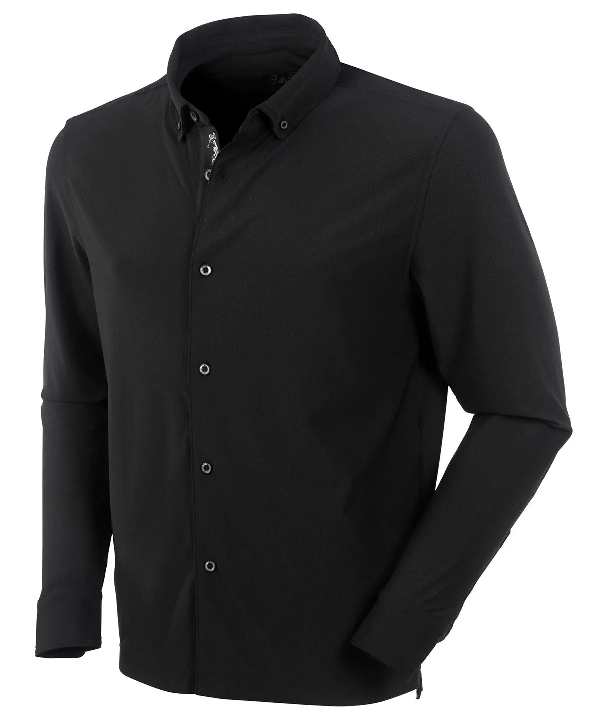 Performance Jersey Balata Button-Down Long-Sleeve Sport Shirt