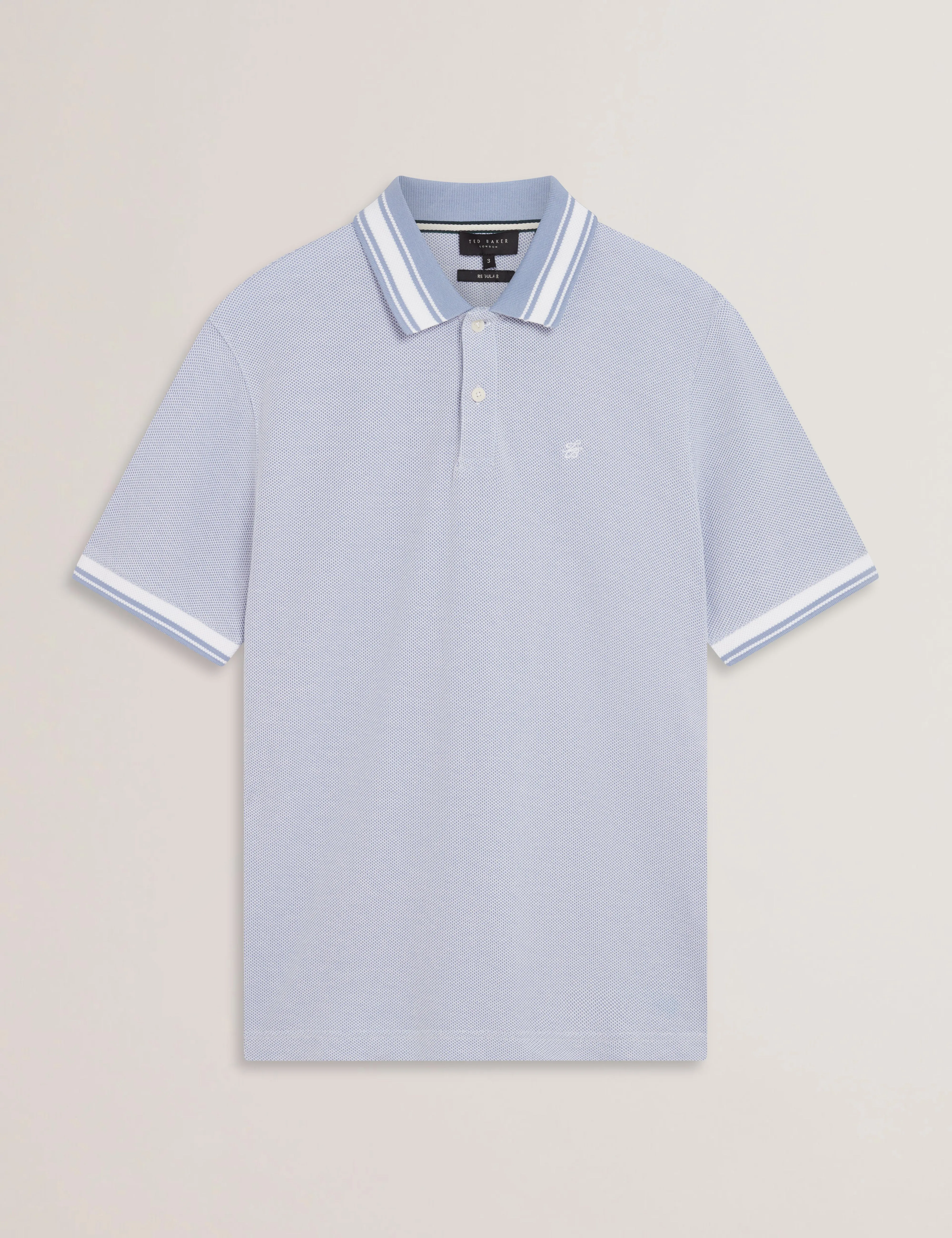 Phenes Ss Regular Fit Textured Polo Lt-Purple