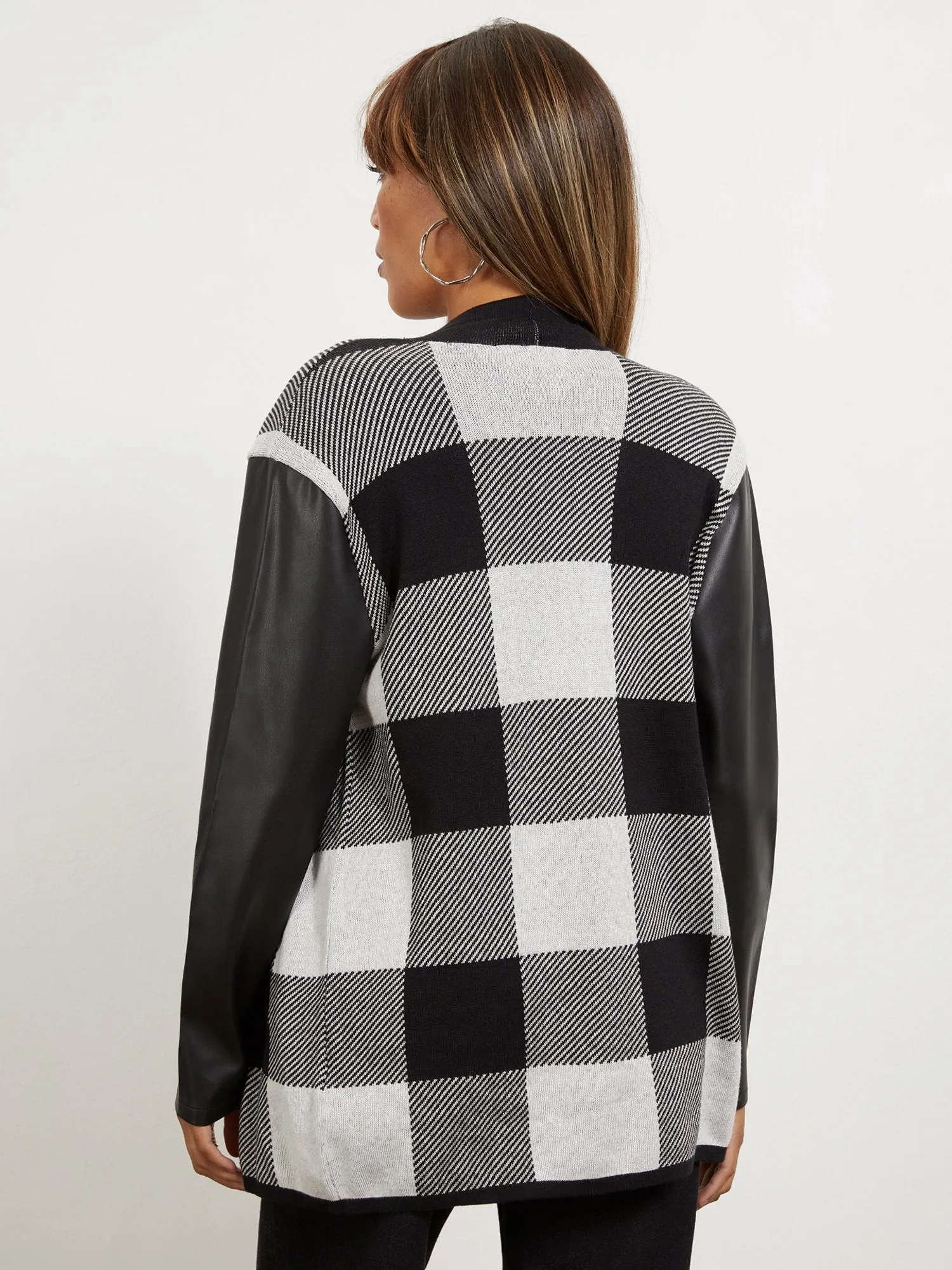 Plaid Flyaway Cardigan