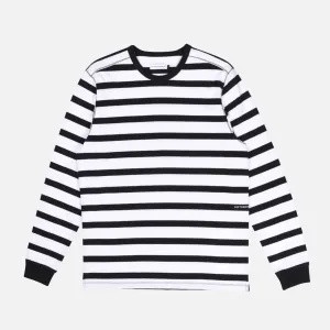 Pop   Miffy Striped Longsleeve T-shirt - White / Black