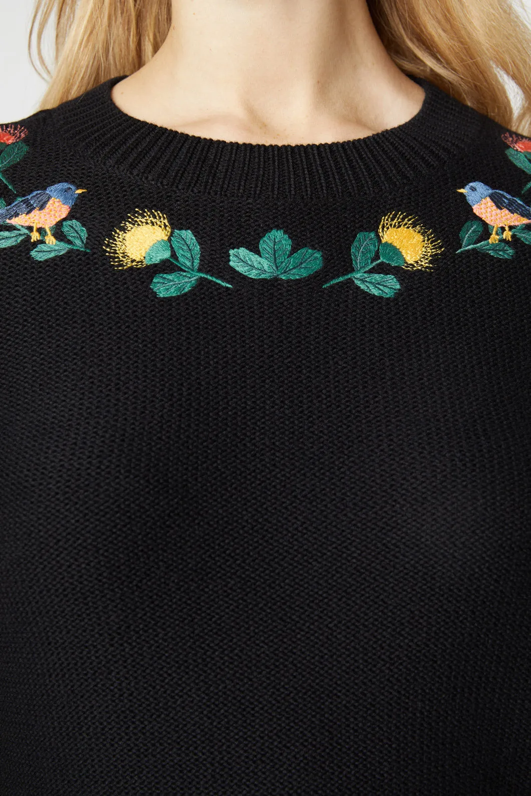 Protea Embroidered Jumper