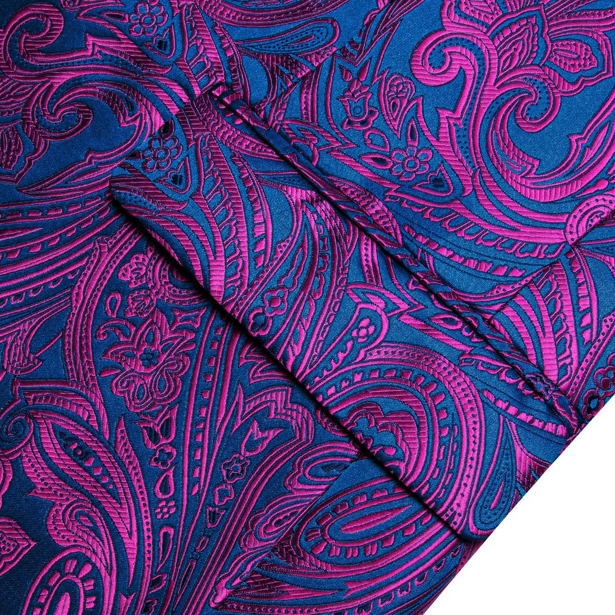 Purple and Blue Paisley Tuxedo Jacket