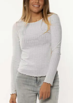 Sisstr Women's Angelica Long Sleeve Knit Top